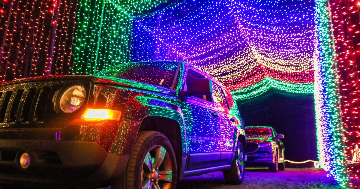 Candy Cane Lane Drive Thru Christmas Light Park Discover Monroe West